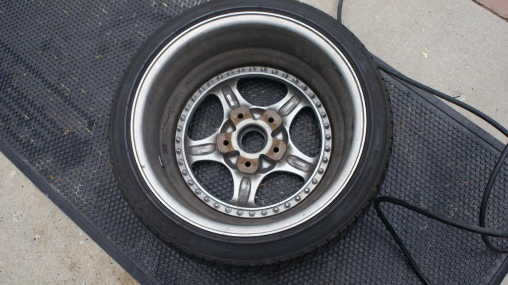 How to remove caked on brake dust?